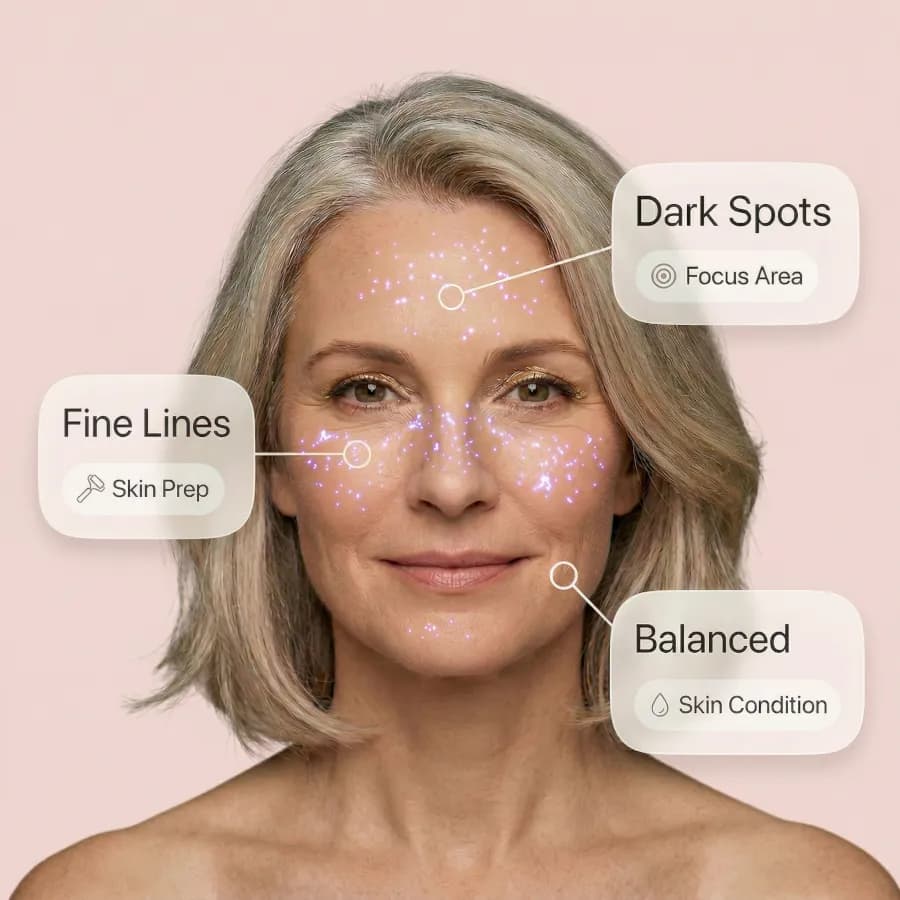 Skin analysis preview